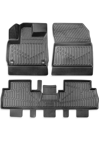 Yeni Doblo Kombi 2023-2025 Için Havuzlu Paspas, Yüksek Kenarlı, Esnek, Araca Özel, Kokusuz, Oto Paspas