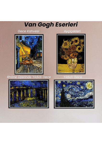 Scratch Art Kazıma Çizim Seti – Van Gogh Eserleri 4 Adet | Kazıma Kağıdı A3 Hobi & Sanat Tablosu fırsatları