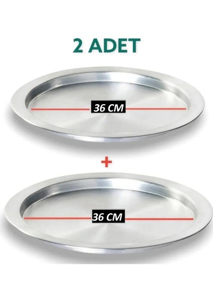 Alüminyum 36 cm Taban Künefe Kadayıf Tepsisi - Sinisi