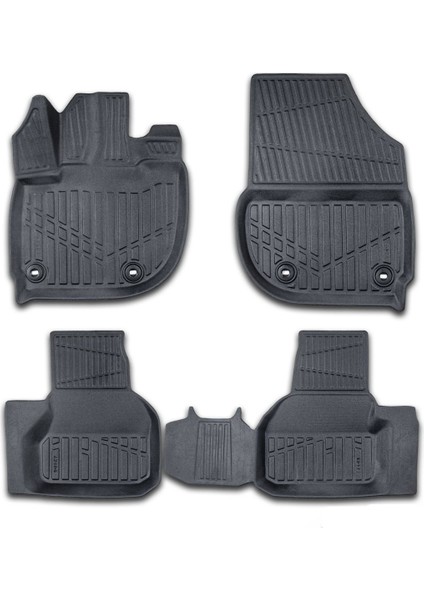 Honda Jazz 2020-2025 Için Havuzlu Paspas, Yüksek Kenarlı, Esnek, Araca Özel, Kokusuz, Oto Paspas