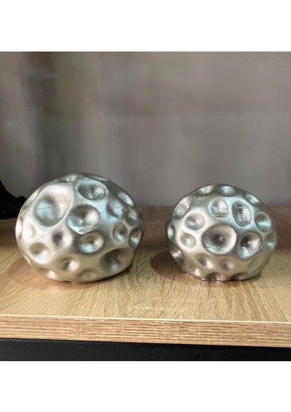 2 Li Dekoratif Top Biblo Yuvarlak Obje modelleri