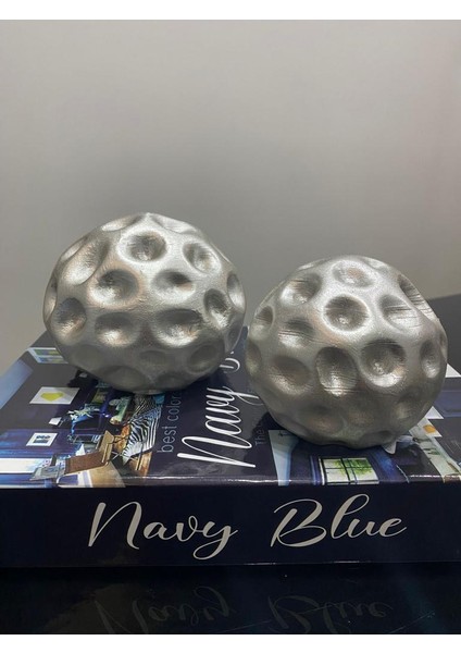 2 Li Dekoratif Top Biblo Yuvarlak Obje indirimleri