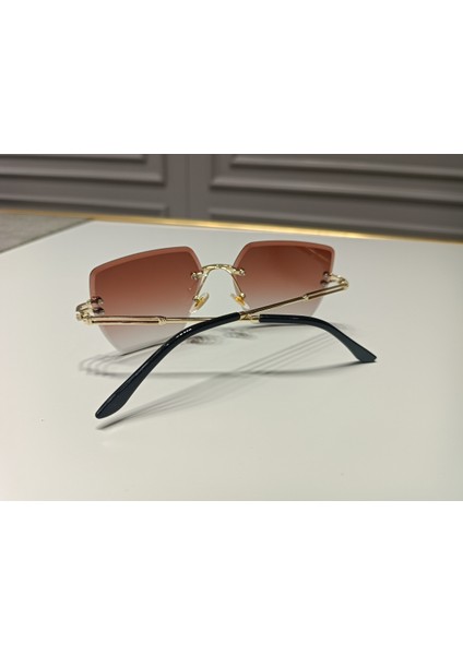 Kare Kesme Kristal Kesim Güneş Gözlüğü Lazer Kesim Çerçevesiz Kare Tüm Renkleri Ile fiyatları