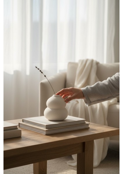 Dekoratif Vazo Beyaz modelleri