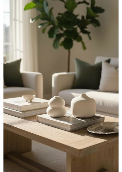 Dekoratif Vazo Beyaz fırsatları