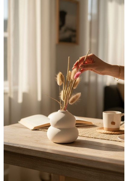 Dekoratif Vazo Beyaz fiyatları