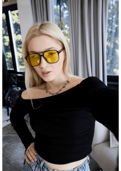 Renkli Cam Unisex Güneş Gözlüğü UV400 Filtre Korumalı