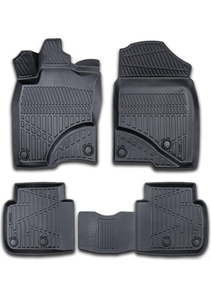 Honda Civic Fe 2021-2025 Için Havuzlu Paspas, Yüksek Kenarlı, Esnek, Araca Özel, Kokusuz, Oto Paspas