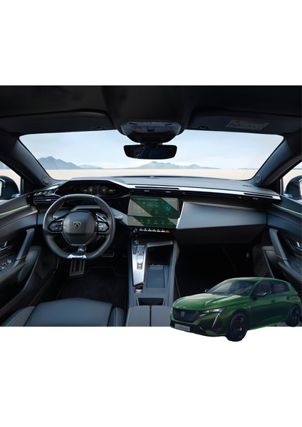 Peugeot 308 Gt (2022-2025) Uyumlu Multimedya 9h Nano Ekran Koruyucu