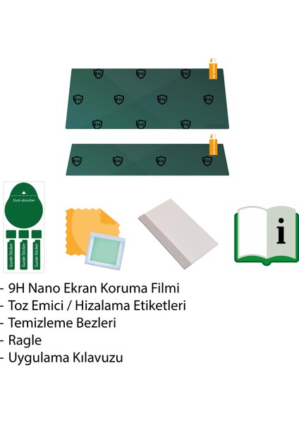 Peugeot 308 Gt (2022-2025) Uyumlu Multimedya 9h Nano Ekran Koruyucu modelleri