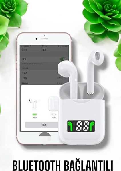 Kablosuz Müzik Keyfi Sunan LED Şarjlı Tws Bluetooth Kulaklık fırsatları