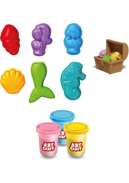 03994 Art Craft Deniz Kızı Hamur Set 168 gr -Fentoys fiyatları