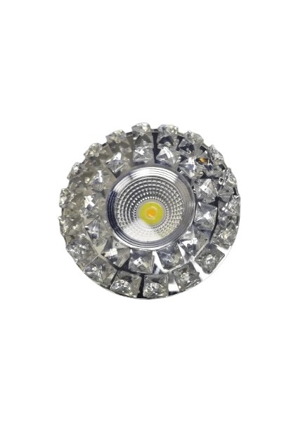 Sunled 8202 Cam Spot Kasası 5W Beyaz Işık LED Çerçeveli Günışığı - Priz ve Anahtar Için Uyumlu Çerçeve