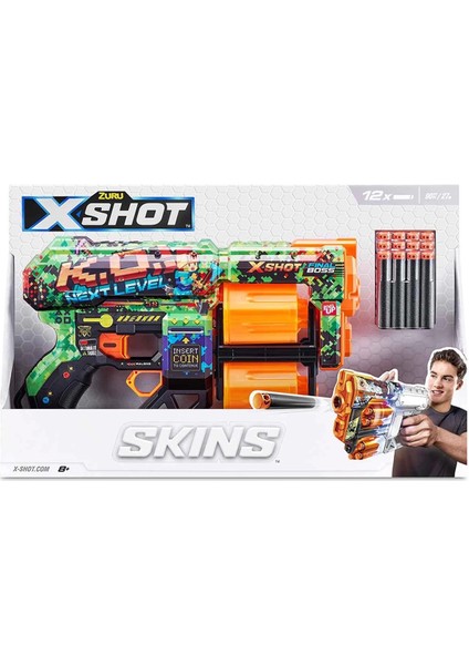 X-Shot Excel Skins Dread Blaster 12 Dartlı modelleri