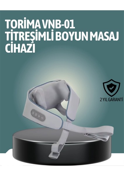 Vnb-01 Şarjlı Isıtmalı Boyun ve Omuz Masaj Cihazı