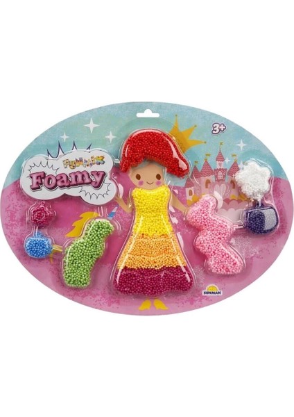 1003565 Funmix Foamy Renkli Dünyalar Slime - 1 Adet Stokta Olan Gönderilir