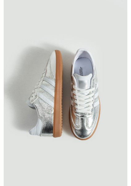 Şeritli Ince Taban Bağcıklı Trend Kadın Spor Ayakkabı fiyatları