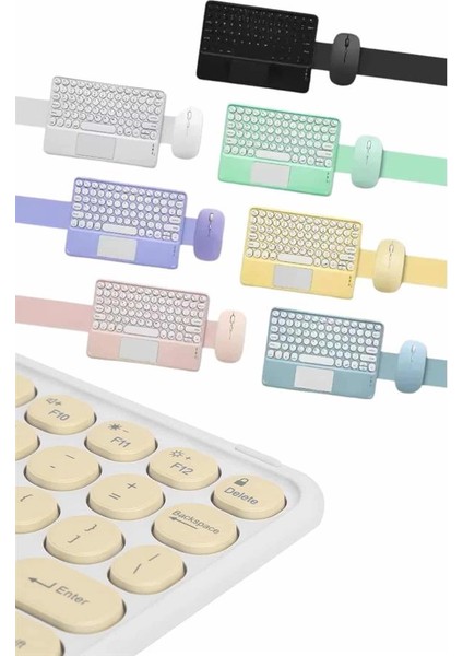 Profesyonel Wifi Q Klavye Bluetooth Klavye Touchpad 10.8 Inç fırsatları