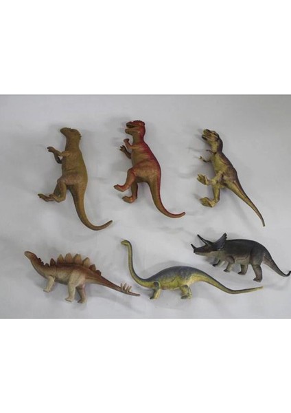 SH-9001-VARDEM Poşetli 6pcs 8 Inch Çiftlik Hayvan ve Dinozor Set modelleri