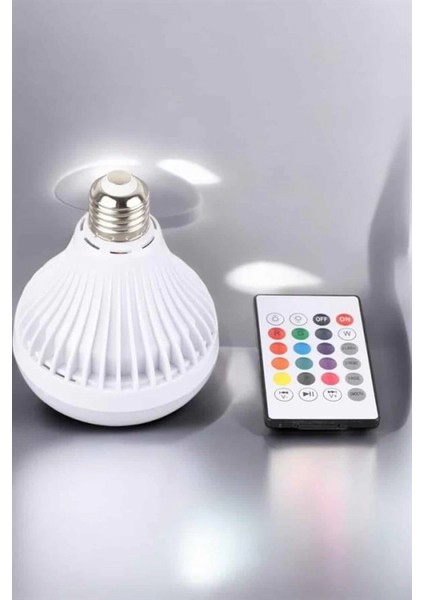 Kablosuz Bluetooth Hoparlör LED Lamba modelleri