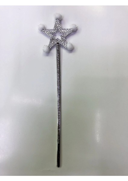 Yıldız Peri Asası Sihirli Değnek Beyaz Ponponlu fiyatları