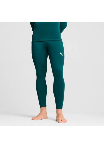 Erkek Yeşil Puma Lıga Baselayer Long Tight Erkek Yeşil Futbol Taytı