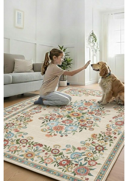 Modern Iskandinav Çizgili Halı | Makinede Yıkanabilir & Robot Süpürge Uyumlu Zemin Halısı modelleri