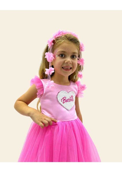 Pembe Çocuk Elbisesi