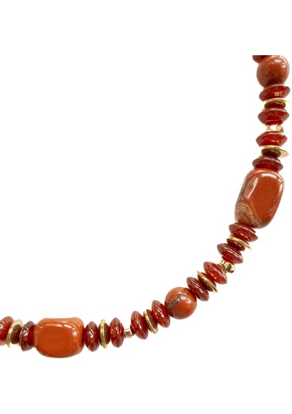 Ignara – Karnelyan Akik, Jasper ve Hematit Taşı Kolye modelleri