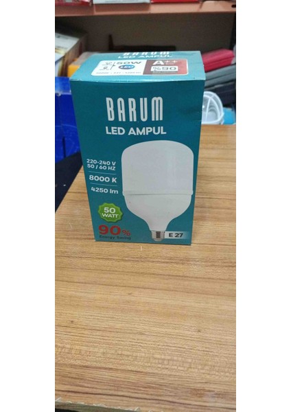 50W Torclu Ampul Enerji