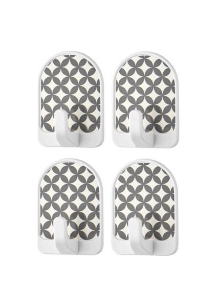 4 Parça Büyük Kubbe Yapışkan Askı (5148)