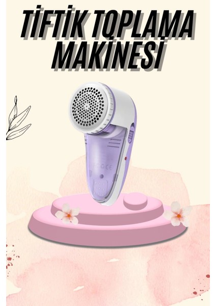 Giysi Tiftik ve Kazak Tüy Toplama Makinesi Pratik Temizleme Şarjlı