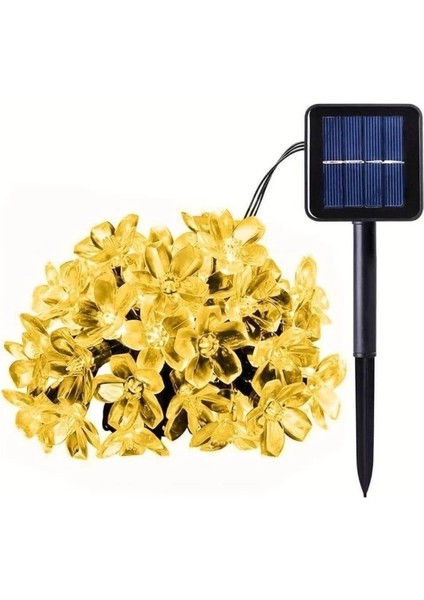 Solar 5m 50 LED Papatya Gün Işığı 8 Fonksiyonlu fiyatları