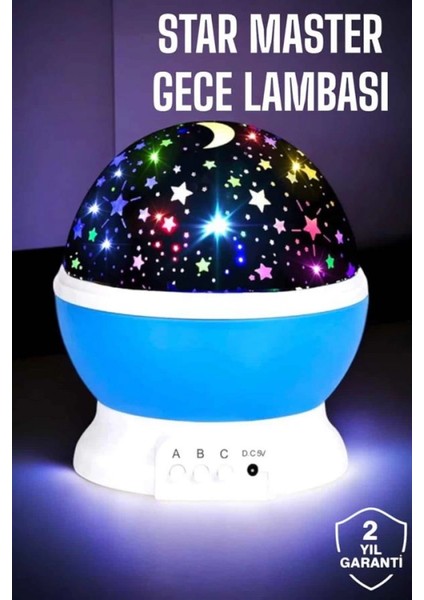 Yıldızlı Gökyüzü Projeksiyon Gece Lambası Hareketli Işık Şovu fiyatları