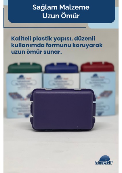 Haftalık Taşınabilir Ilaç Saklama Kutusu 10 Bölmeli Taşınabilir 7 Günlük Seyahat Hap Vitamin Saklama Düzenleyici Kitlenir Kapak Organizer fırsatları