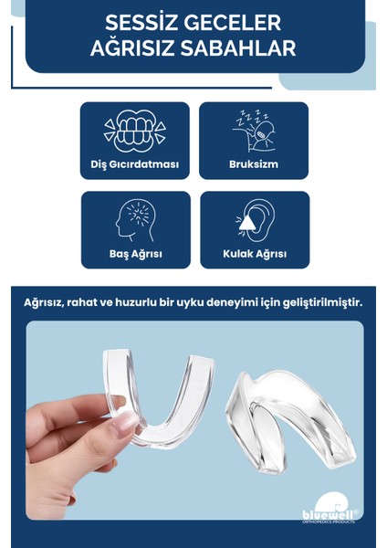 Diş Gıcırdatma Diş Çene Sıkma Önleyici Aparat Silikon Gece Plağı Termoform Dişlik Bruksizm Aparatı modelleri