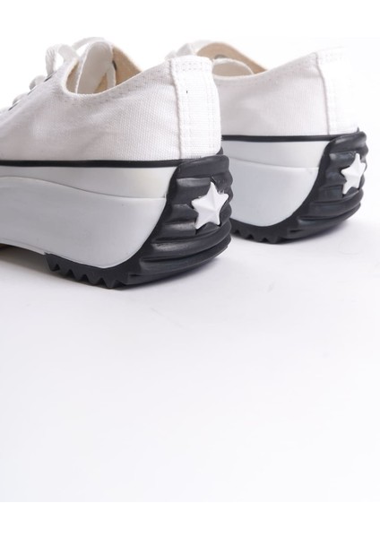 Parıs Bağcıklı Ortopedik Taban Kadın Sneaker Spor Ayakkabı Tbt - Beyaz indirimleri