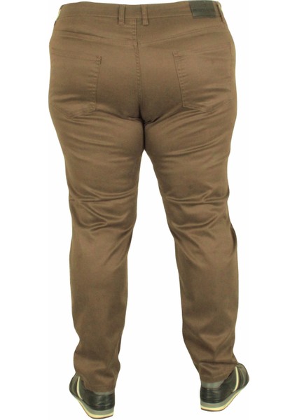 Mocgrande Büyük Beden Klasik 5 Cep Pantolon Montana 11917 Vizon modelleri