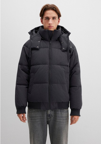 Erkek Kapüşonlu Ceket Charcoal Art 0110553-88170 fırsatları