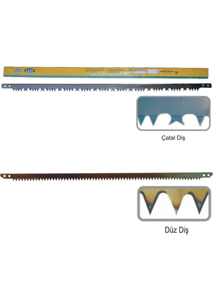Eco Lounge Abay Dar Kolastar Testere Ağzı - Çatal Diş 60 cm