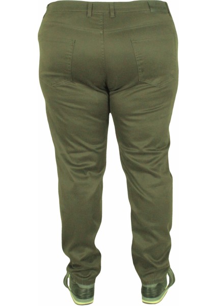 Mocgrande Büyük Beden Klasik 5 Cep Pantolon Montana 11917 Hakı modelleri