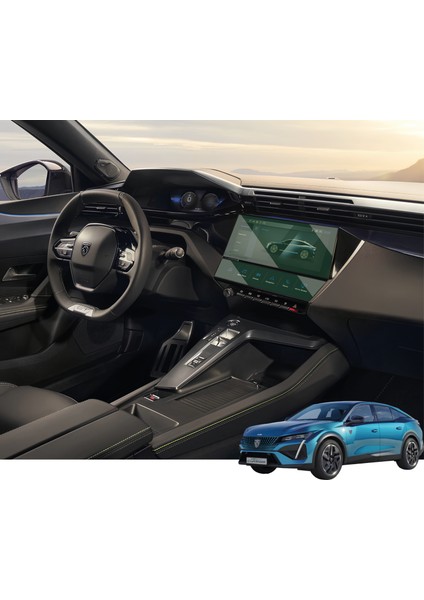 Peugeot 408 Gt (2023-2025) Uyumlu Multimedya 9h Nano Ekran Koruyucu