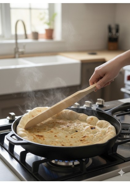 Doğal Ahşap Hamur Açma ve Çevirme Seti modelleri