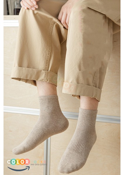 7 Çift Günlük Orta Konç Pamuk Erkek Çorap (Ter Emici) modelleri