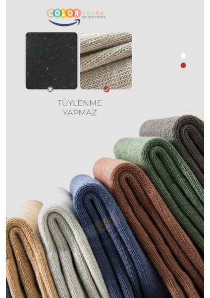 7 Çift Günlük Orta Konç Pamuk Erkek Çorap (Ter Emici) fırsatları