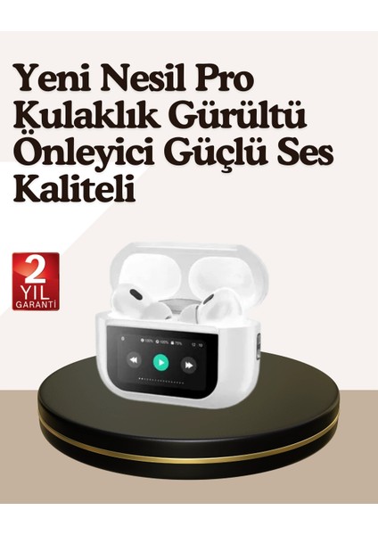 Dokunmatik Kontrollü Gürültü Önleyici Bluetooth Kulaklık Şarj Göstergeli