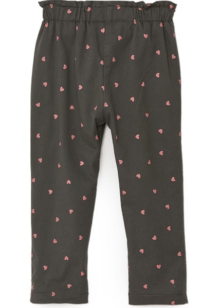 Yeni Sezon Beli Lastikli Baskılı Kız Bebek Pantolon fiyatları