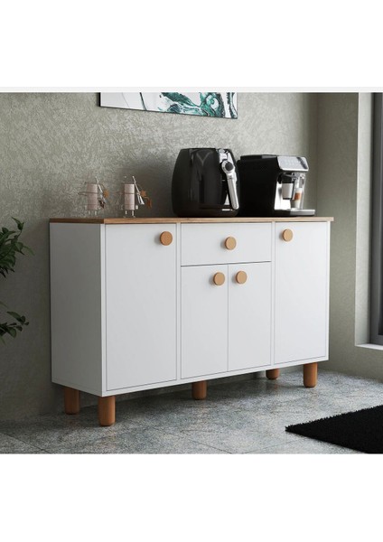 Zeus Kahve Köşesi, Dresuar, Şifonyer, Konsol, Çok Amaçlı Dolap, Mutfak Mobilyası