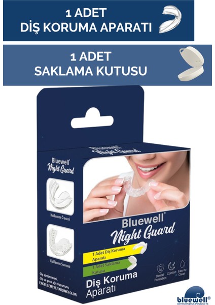 Diş Gıcırdatma Diş Çene Sıkma Önleyici Aparat Silikon Gece Plağı Termoform Dişlik Bruksizm Aparatı