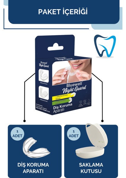 Diş Gıcırdatma Diş Çene Sıkma Önleyici Aparat Silikon Gece Plağı Termoform Dişlik Bruksizm Aparatı